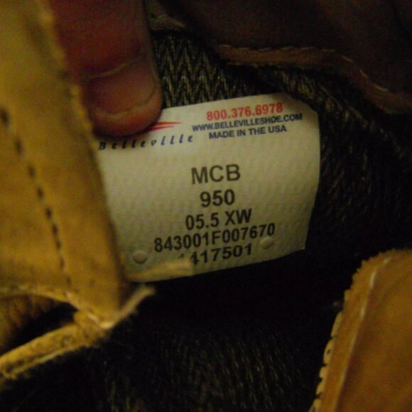 BELLEVILLE MCB 950 sz5.5 X-WIDE COLD MOUNTAIN DEPLOYMENT BOOTS NM 00214 main image 12